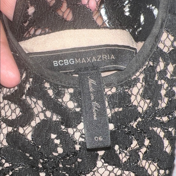 BCBGMaxAzria Women's White Midi Dress - Picture 2 of 2